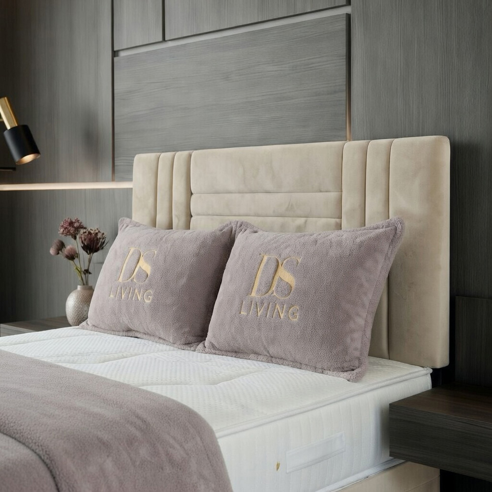 DS Living Orion Single Cream Plush Ottoman Bed Image 3