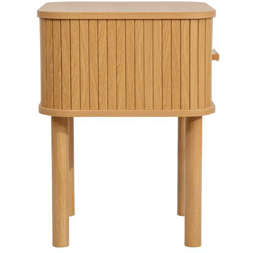 Birlea Axel Single Drawer Fluted Bedside Table Image 4