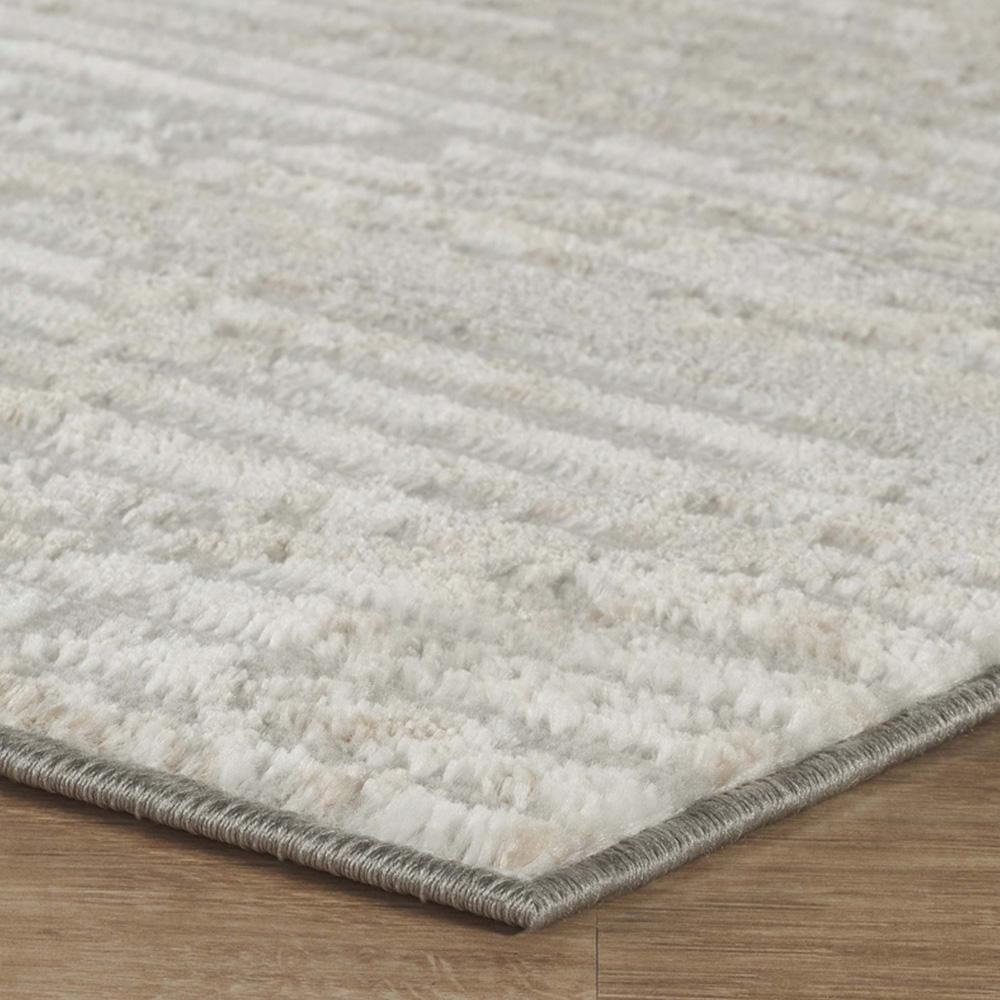 Desire Rugs Perla Grey Modern Abstract Linear Molten Design Rug 160 x 230cm Image 3