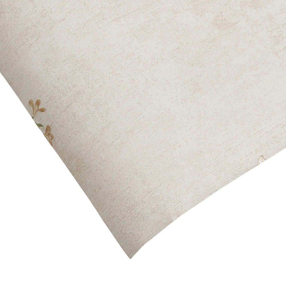 Living and Home Light Beige 3D Embossed Non-Pasted Wallpaper Roll 950 x 53cm Image 5