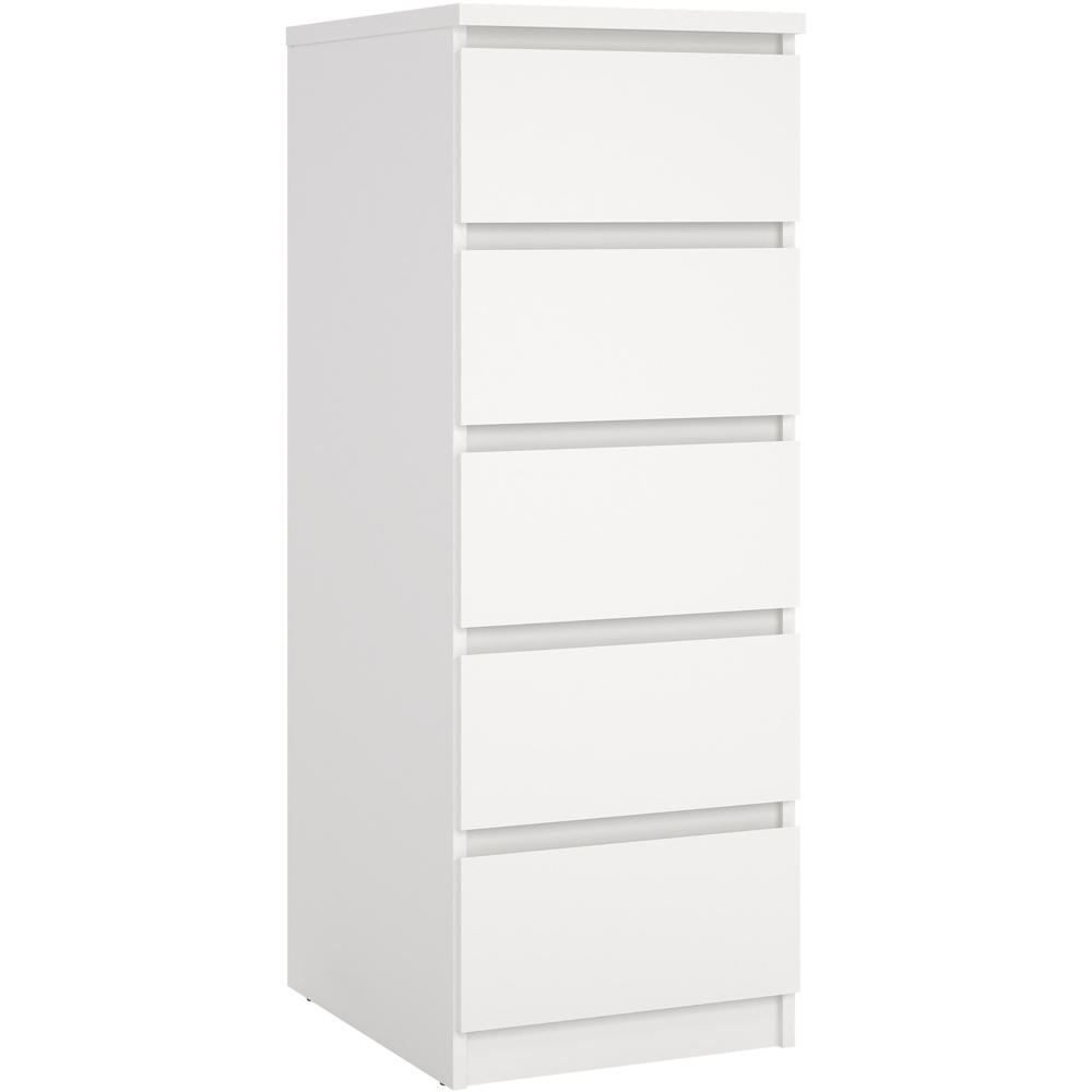 Furniture To Go Naia 5 Drawer White Chest of Drawers Image 2