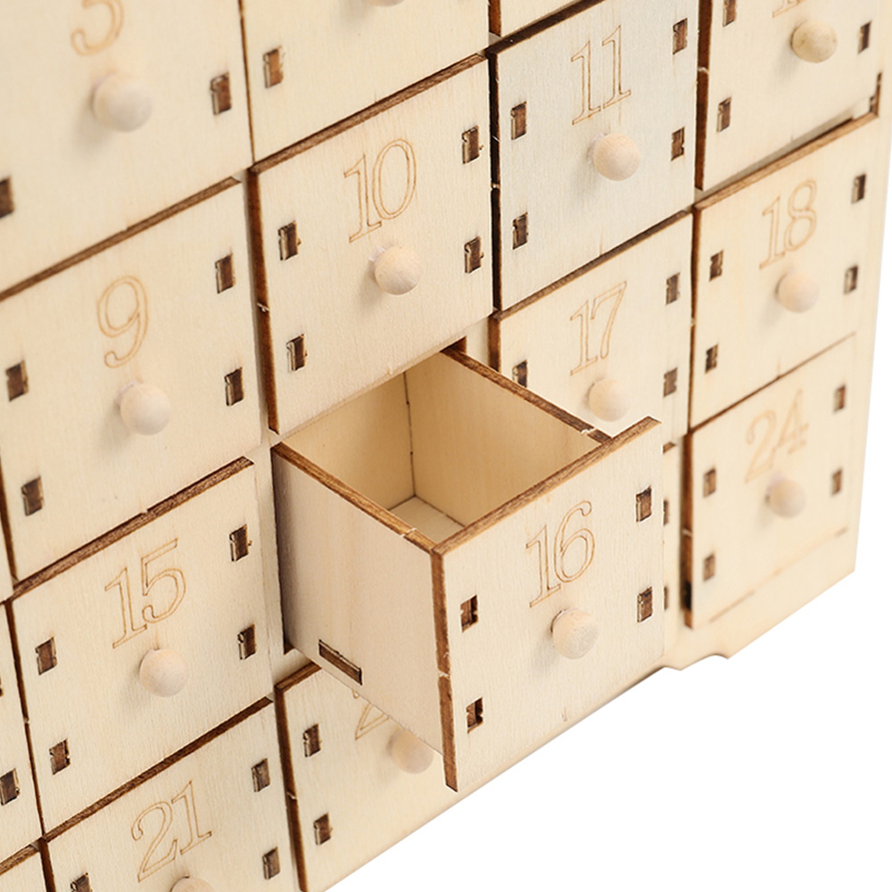 Living and Home Christmas DIY Deer Advent Calendar with Lights Image 6