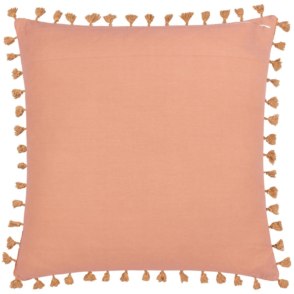 Paoletti Marisa Floral Cotton Velvet Cushion Petrol Image 3