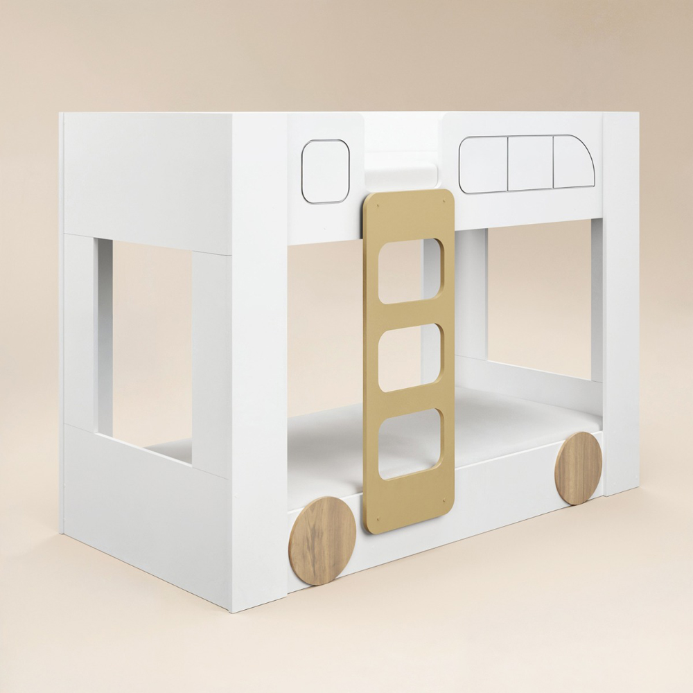Flair Eloise White Bus Bunk Bed Image 2