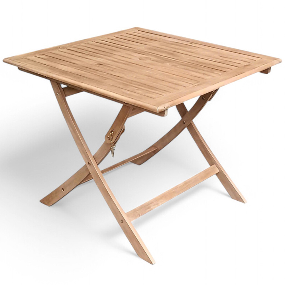 Royalcraft London 4 Seater Square Foldable Bistro Set Image 3