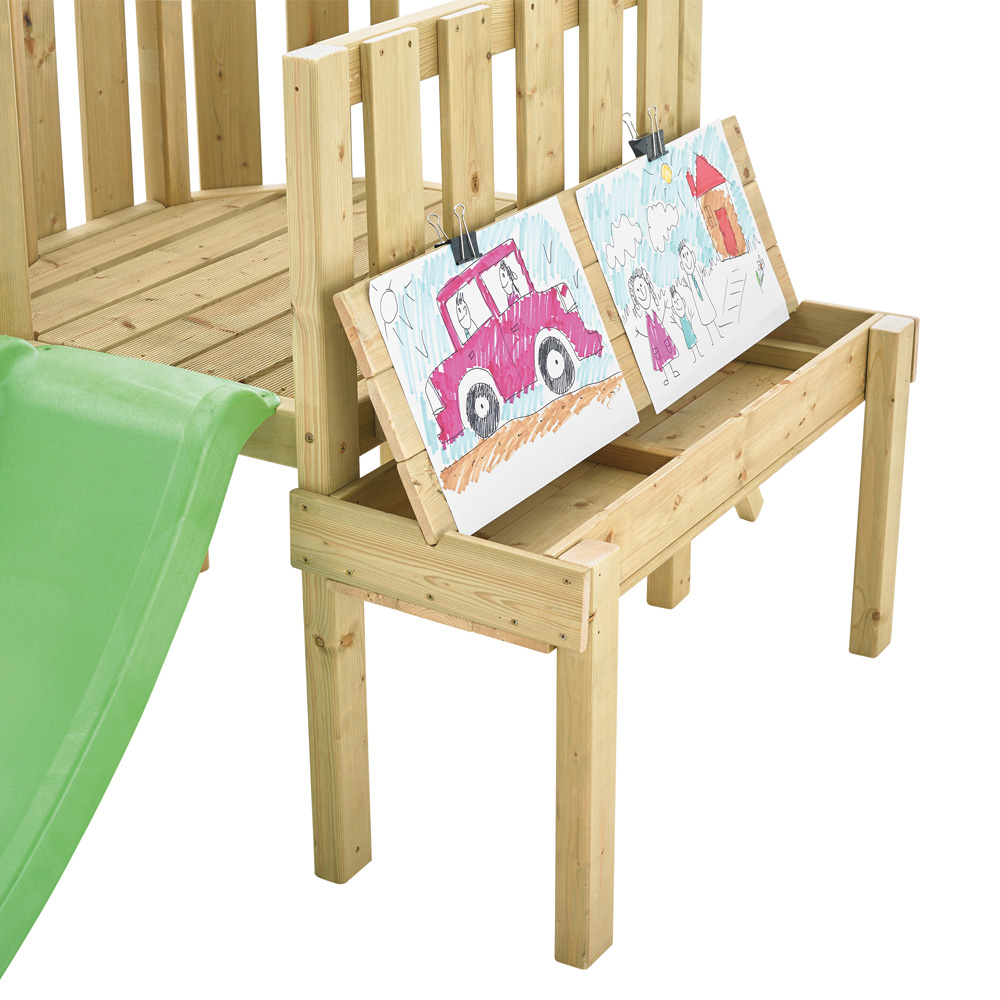 TP Bluey Toddler Play Tower Climbing Frame with Quadpod Seat and Slide Image 4