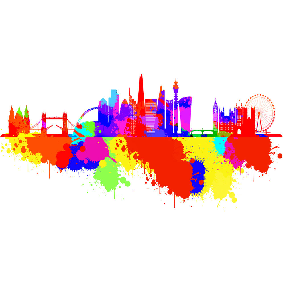 Mirrorstone Nexus London Skyline Splash Image Wi-Fi Infrared Heating Panel 580W 595 x 995mm Image 4