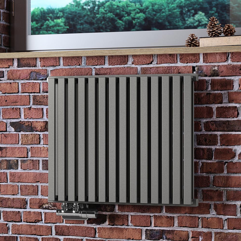 Terma Nemo 2135 BTU Metallic Stone Radiator 530 x 645mm Image 2