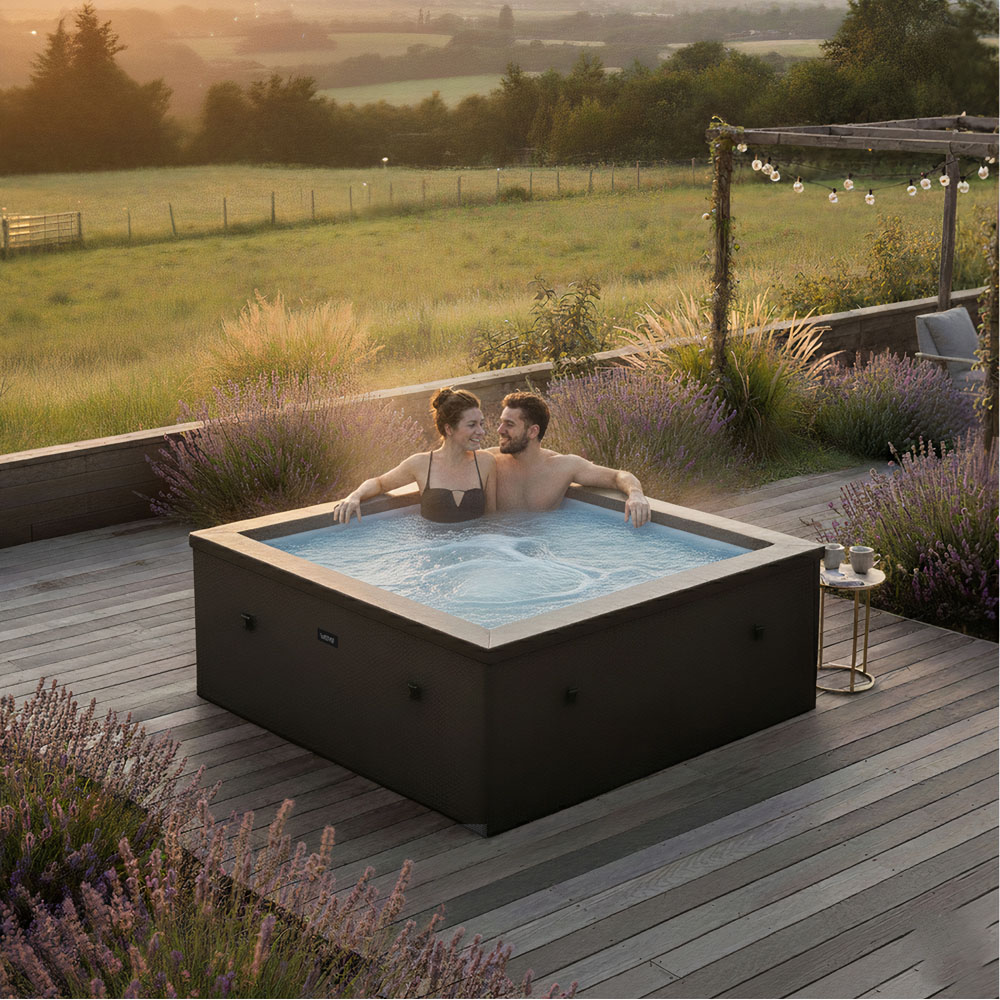 Wave Spas Garda 6 Person Graphite Grey Eco Foam Hot Tub with EnergySave Bundle Image 3