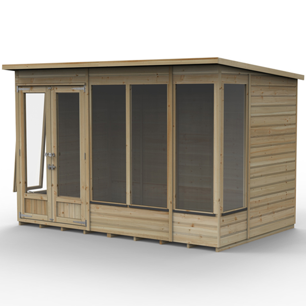 Forest Garden Beckwood 10 x 6ft Single Opening Apex Summerhouse Image 5