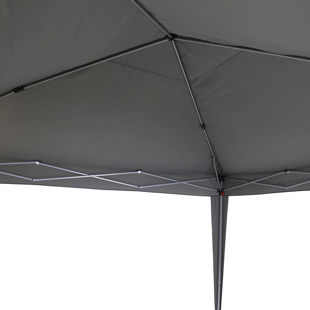 Charles Bentley 3 x 3m Grey Pop Up Gazebo Image 3