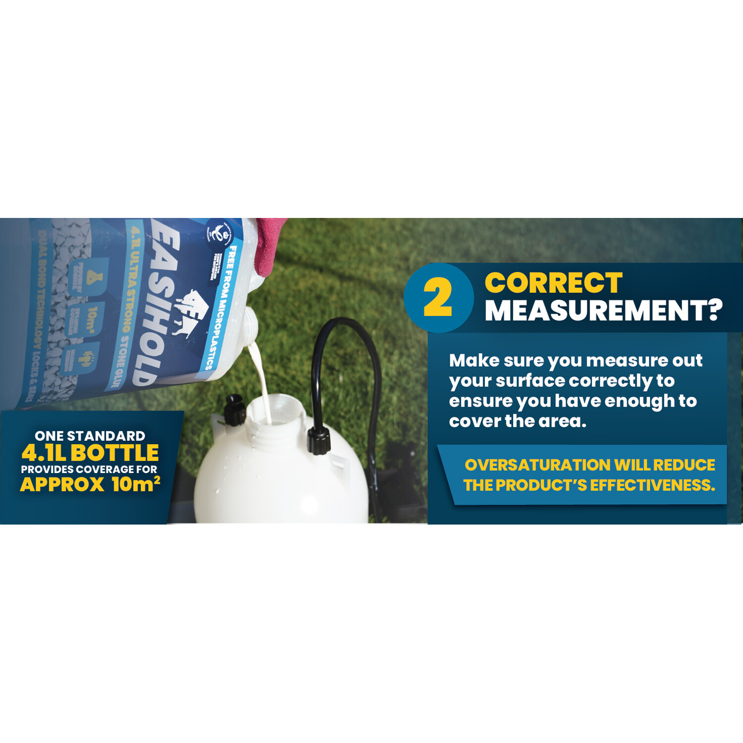Easihold Ultra Strong Rock and Mulch Glue Image 7