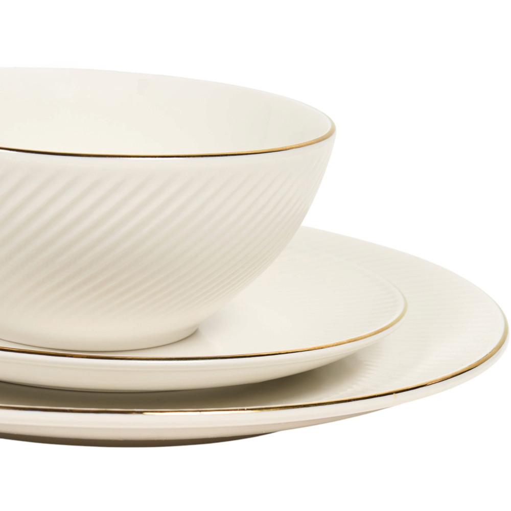 Valentina 12 Piece Dinner Set White Image 2