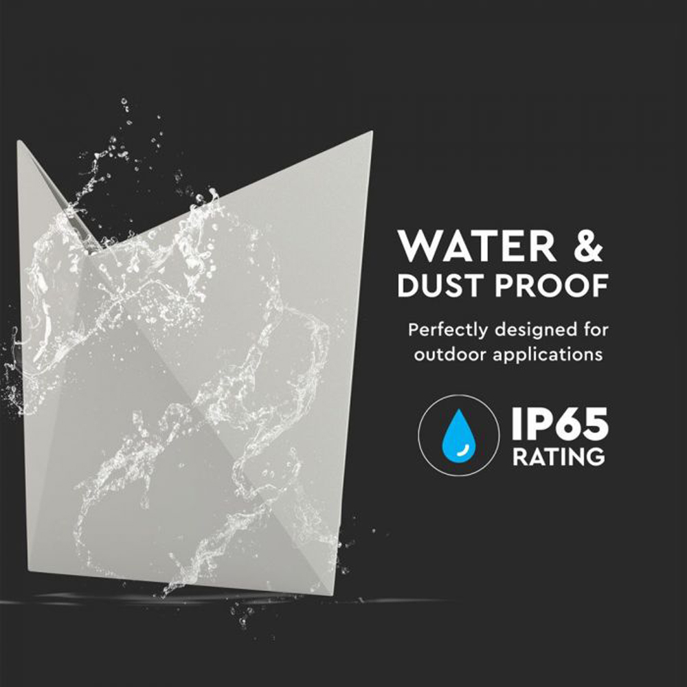 V-TAC Grey Warm White LED Outdoor Wall Light Image 6