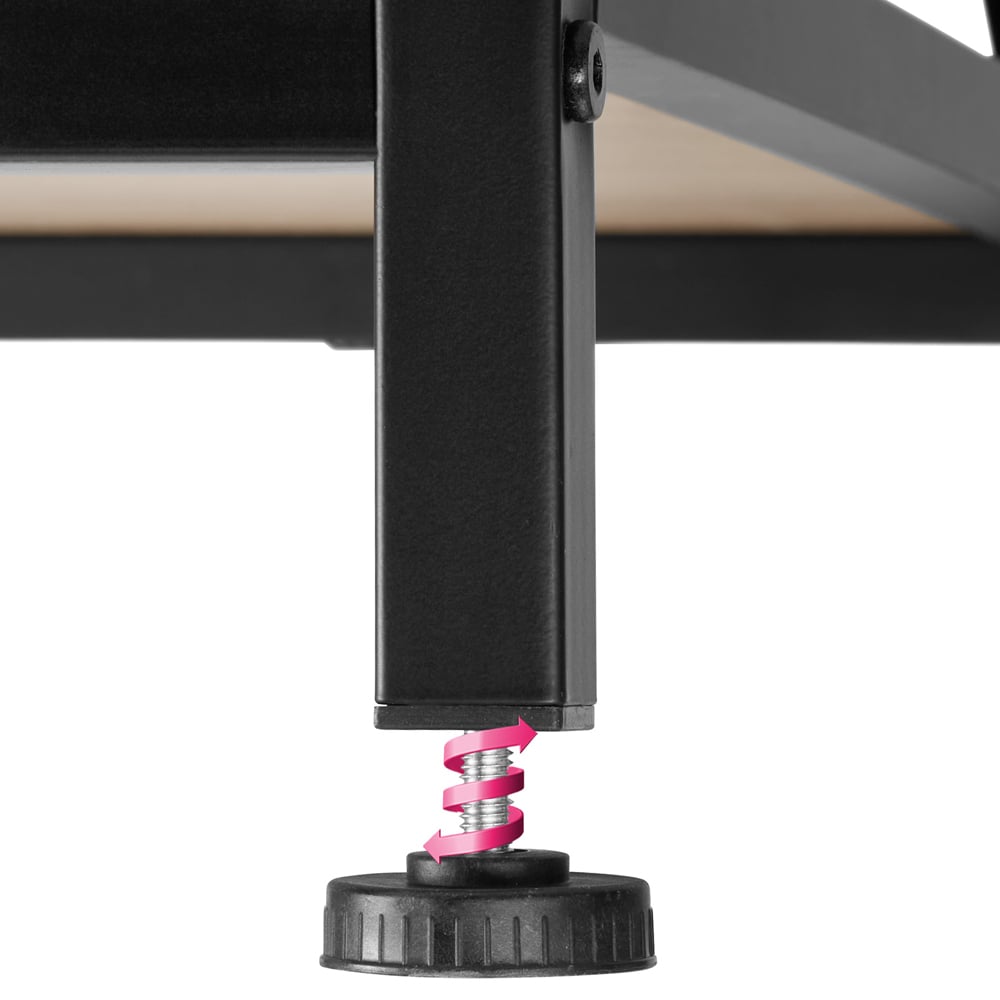 tectake Calico Light Wood Oak Sonoma Padded Storage Bench Image 6