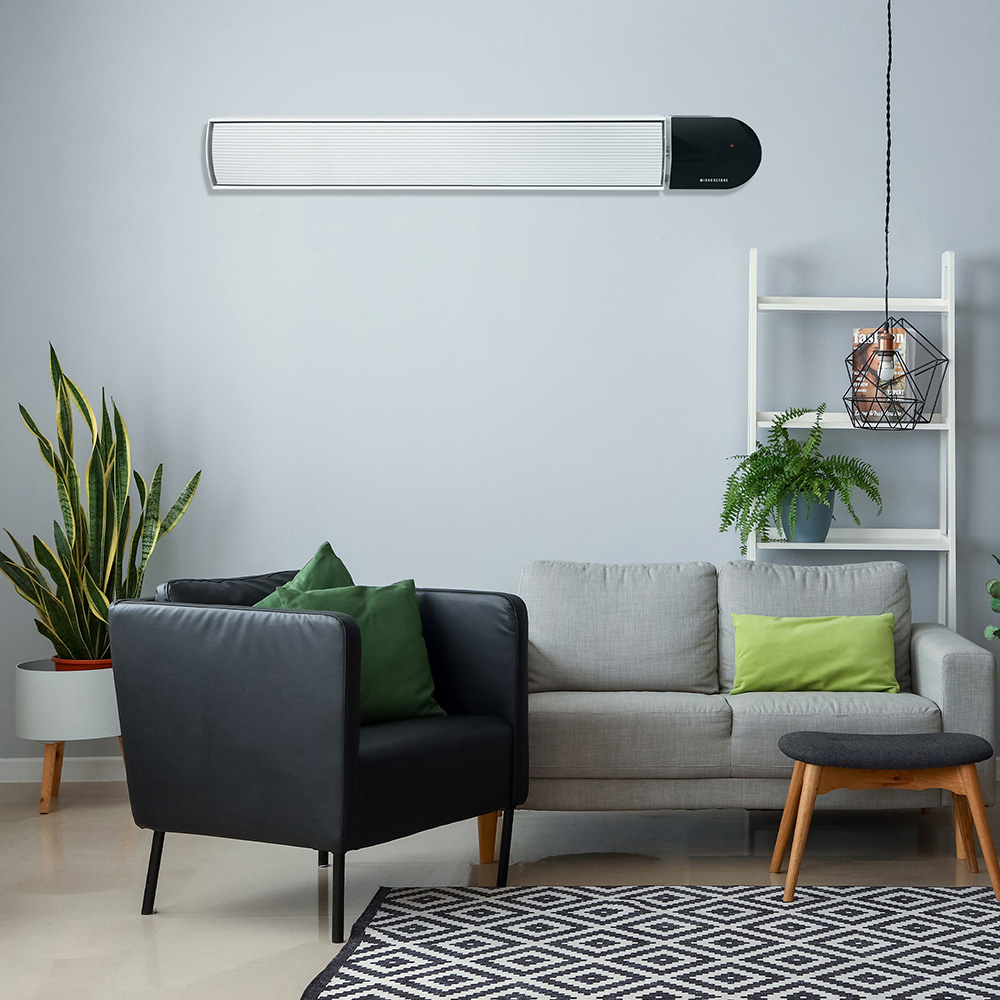 Mirrorstone Ionis White Infrared Bar Heater 3000W Image 9