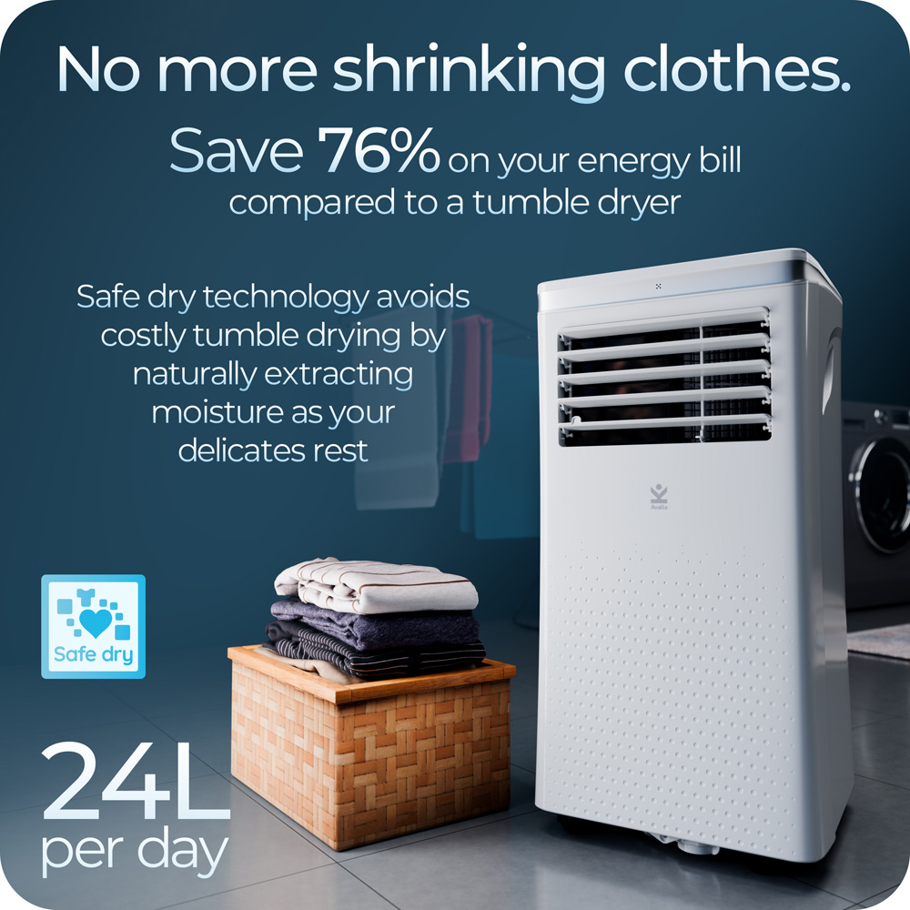 Avalla S-290 Portable 3-in-1 Air Conditioner; 3000W Industrial Class 10000BTU - 100m3 Coverage Image 3