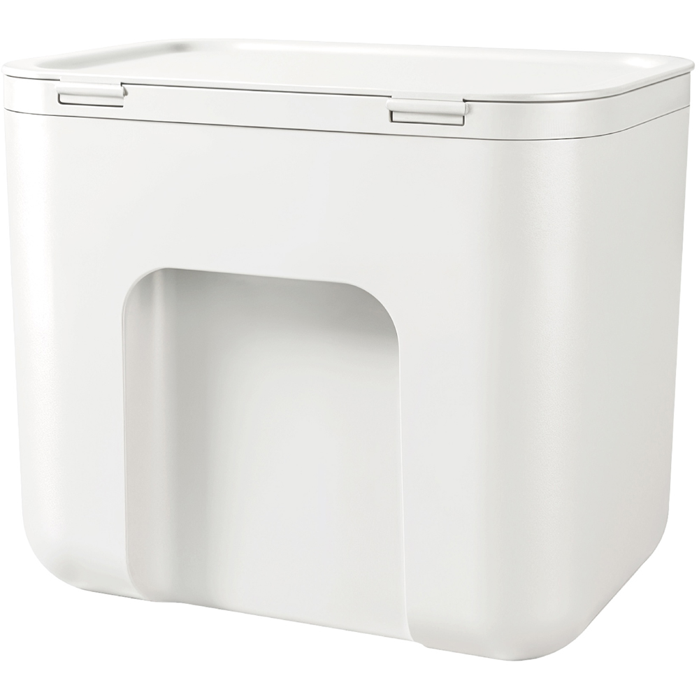 ReBorn Stone Effect Kitchen Food Waste Bin with Handle and Odour Filter 5L Image 4