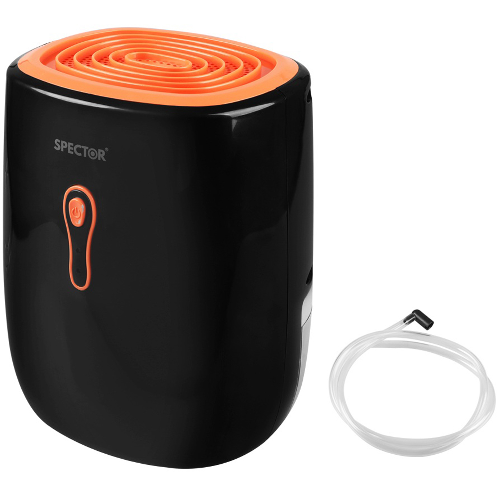 Spector Moisture Black and Orange Mini Dehumidifier 800ml Image 3