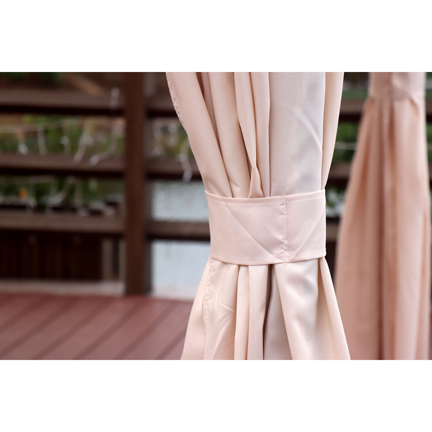 Florence 3 x 3m Beige Steel Quick Assemble Gazebo Image 3