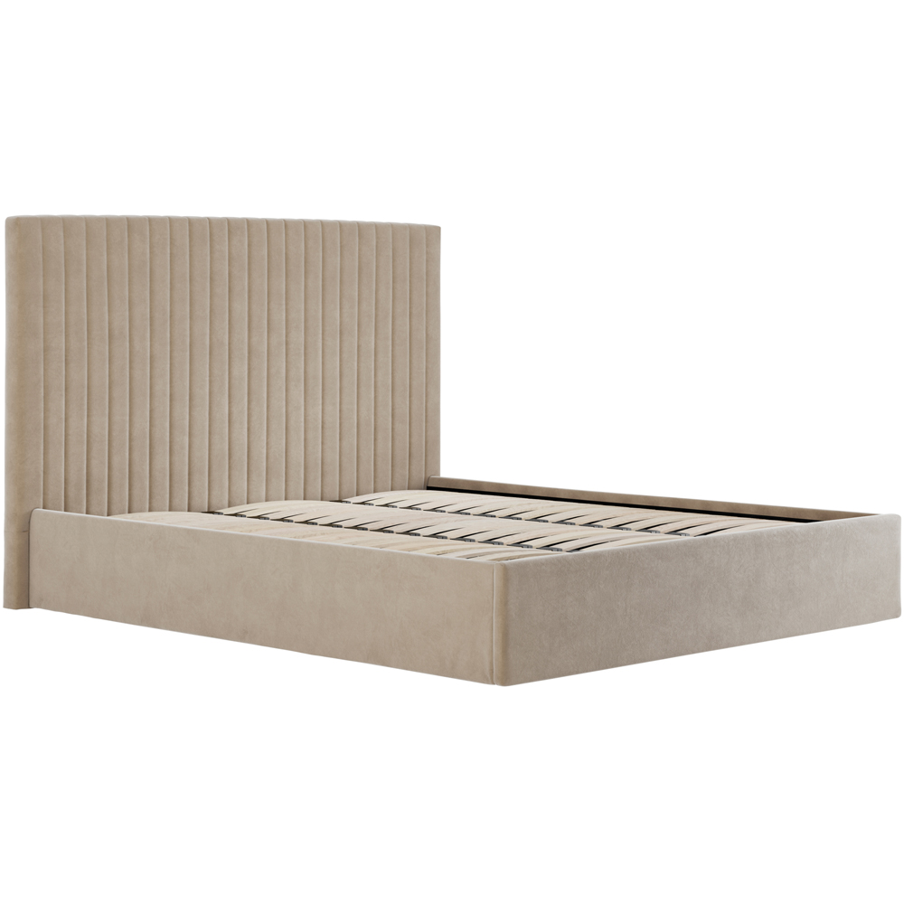 LPD Home Berlin Beige Super King Size Tall Ottoman Bed Image 2