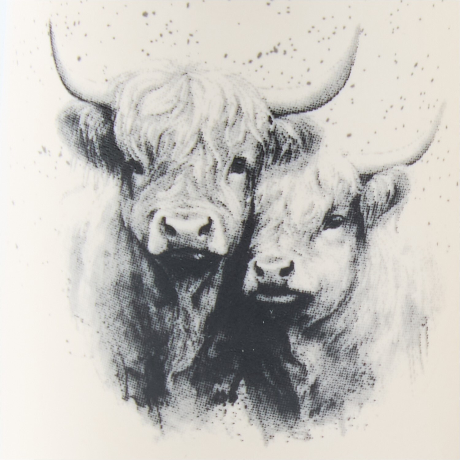 Highland Cow Salt and Pepper Shaker Set Cream Image 4