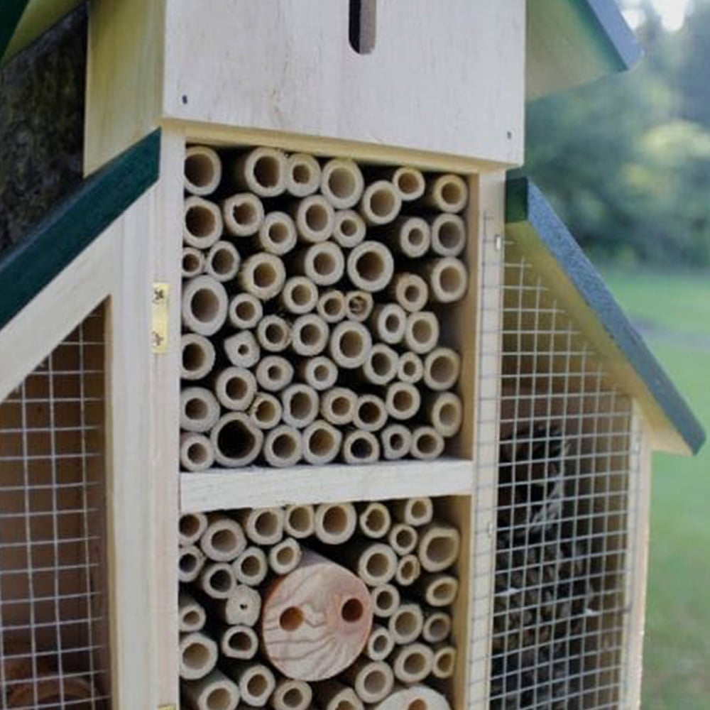 Marco Paul Wooden Insect House with Green Roof Image 5