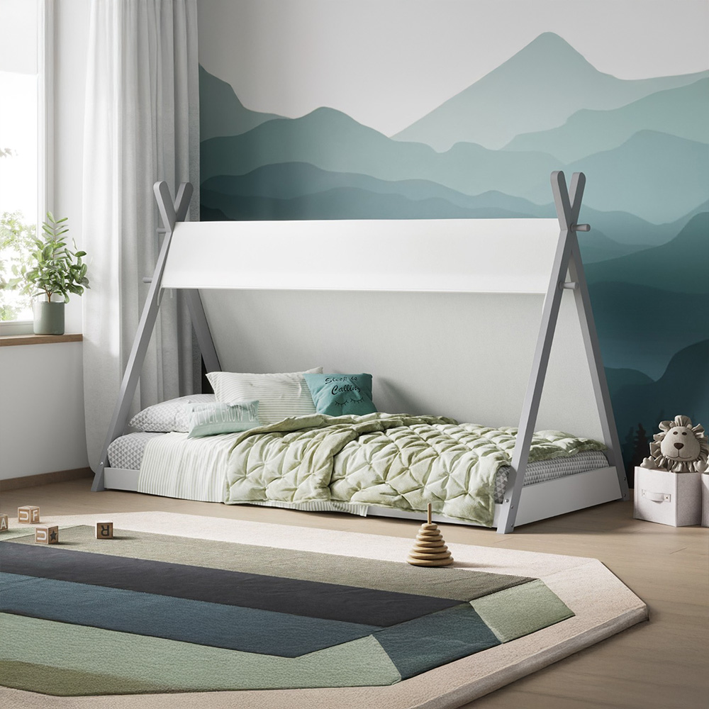 Flair Apache Single Grey Tipi Bed Frame Image 8