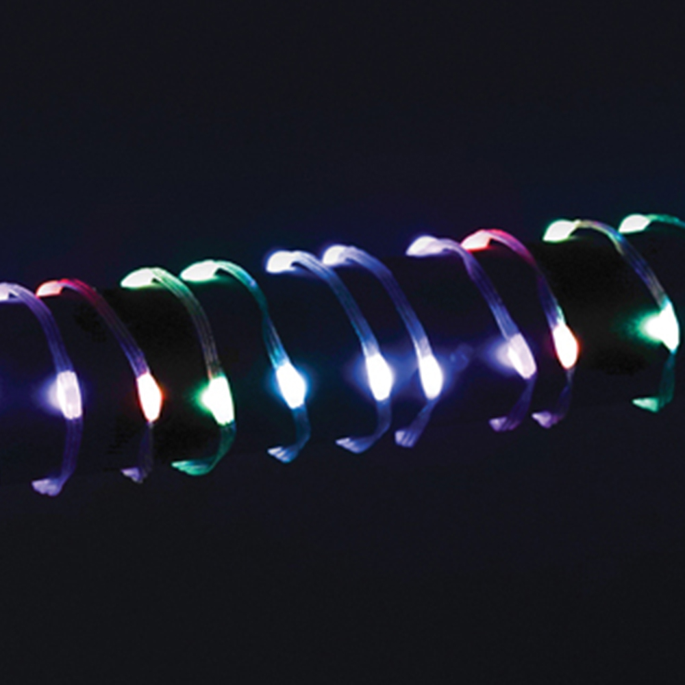 Xmas Haus RGB Micro Seed LED Multifunction Silver Cable Cluster Light 24m Image 4