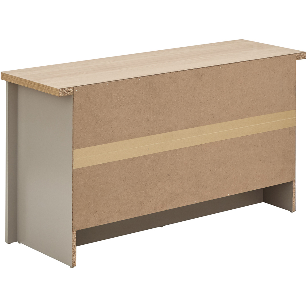 GFW Lancaster Grey Simple Shoe Bench Image 7