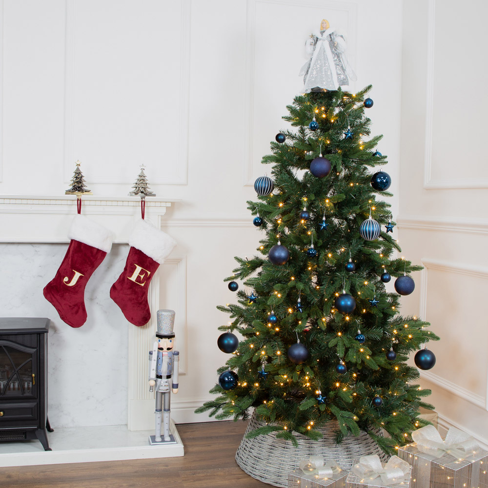 The Christmas Workshop Navy Shatterproof Bauble 50 Pack Image 2