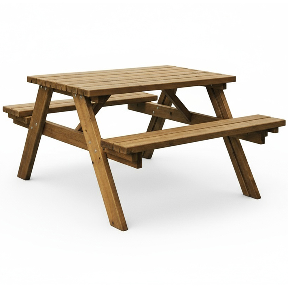 AMATA Ungurs Brown Picnic Table Image 2