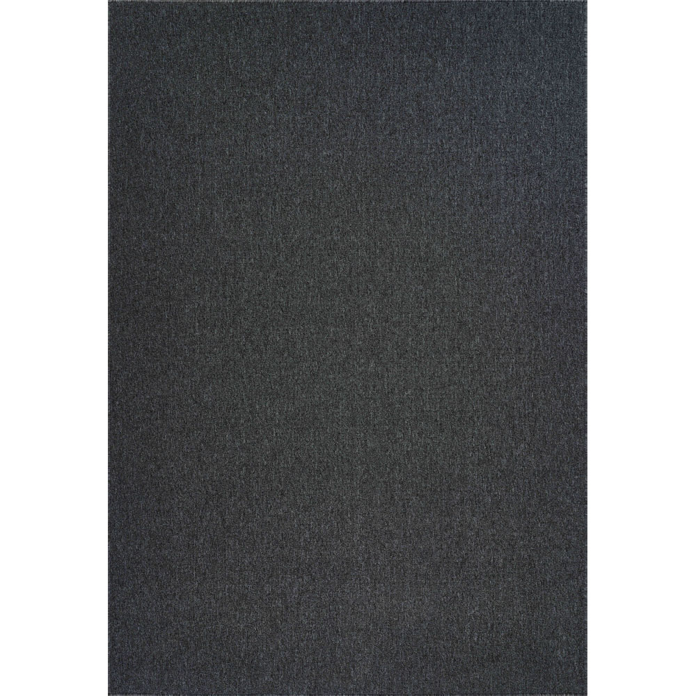 Desire Rugs Simple Dark Grey Low Pile Felt Backing Tufted Rug 290 x 200cm Image 1