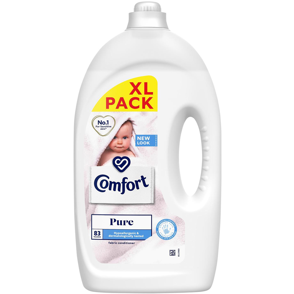 Comfort Pure Fabric Conditioner 83 Washes 2490ml 2 Pack Image 2