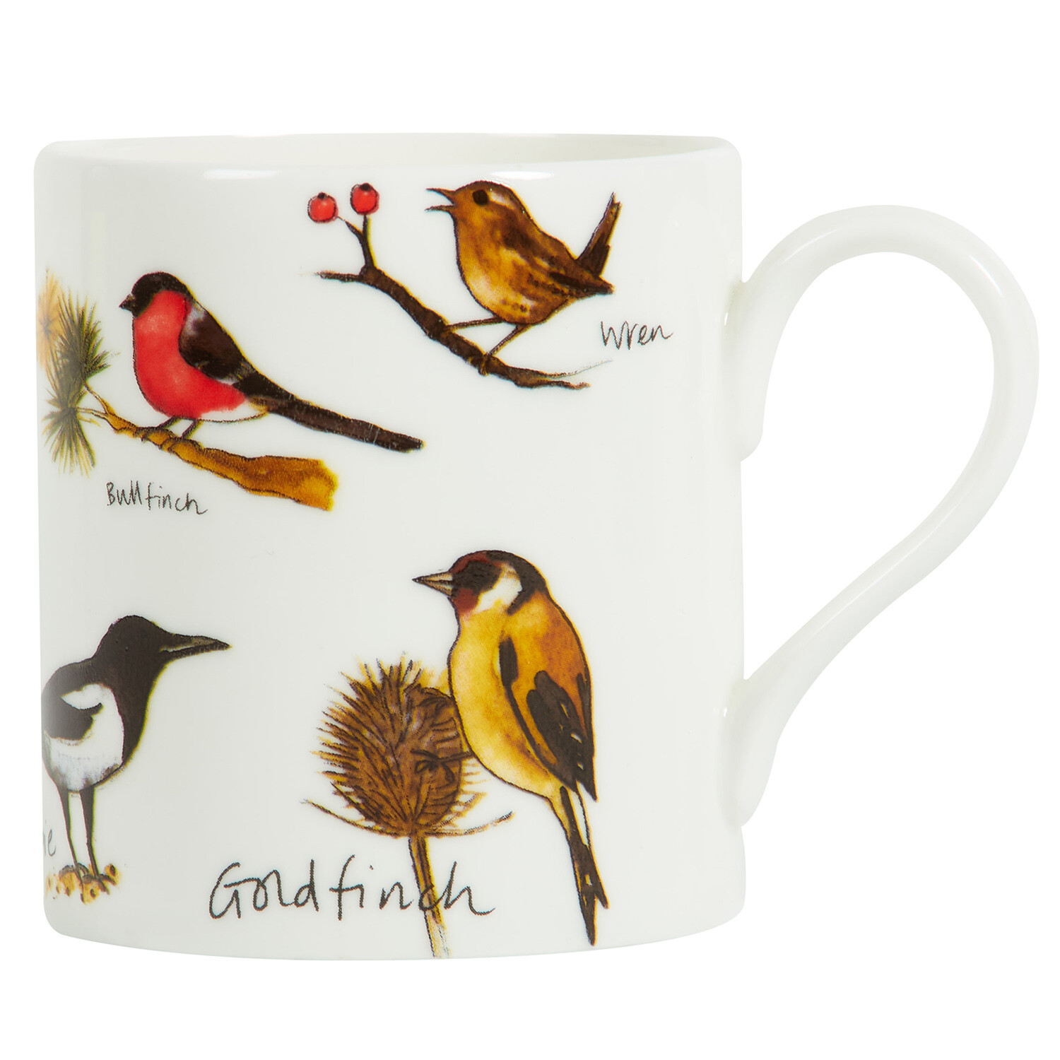 Fine Bone China Balmoral Birds Mug - White Image 4