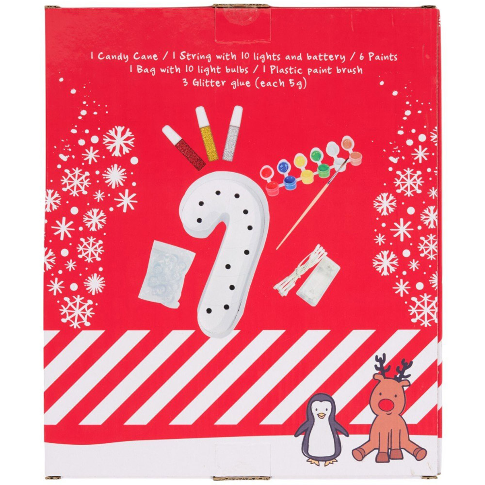 Decorate Your Own Light Up Candy Cane Kit White Image 2