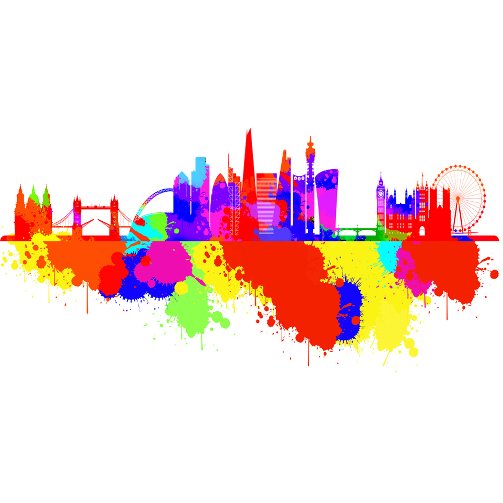 Mirrorstone Nexus London Skyline Splash Image Wi-Fi Infrared Heating Panel 350W 595 x 595mm Image 4