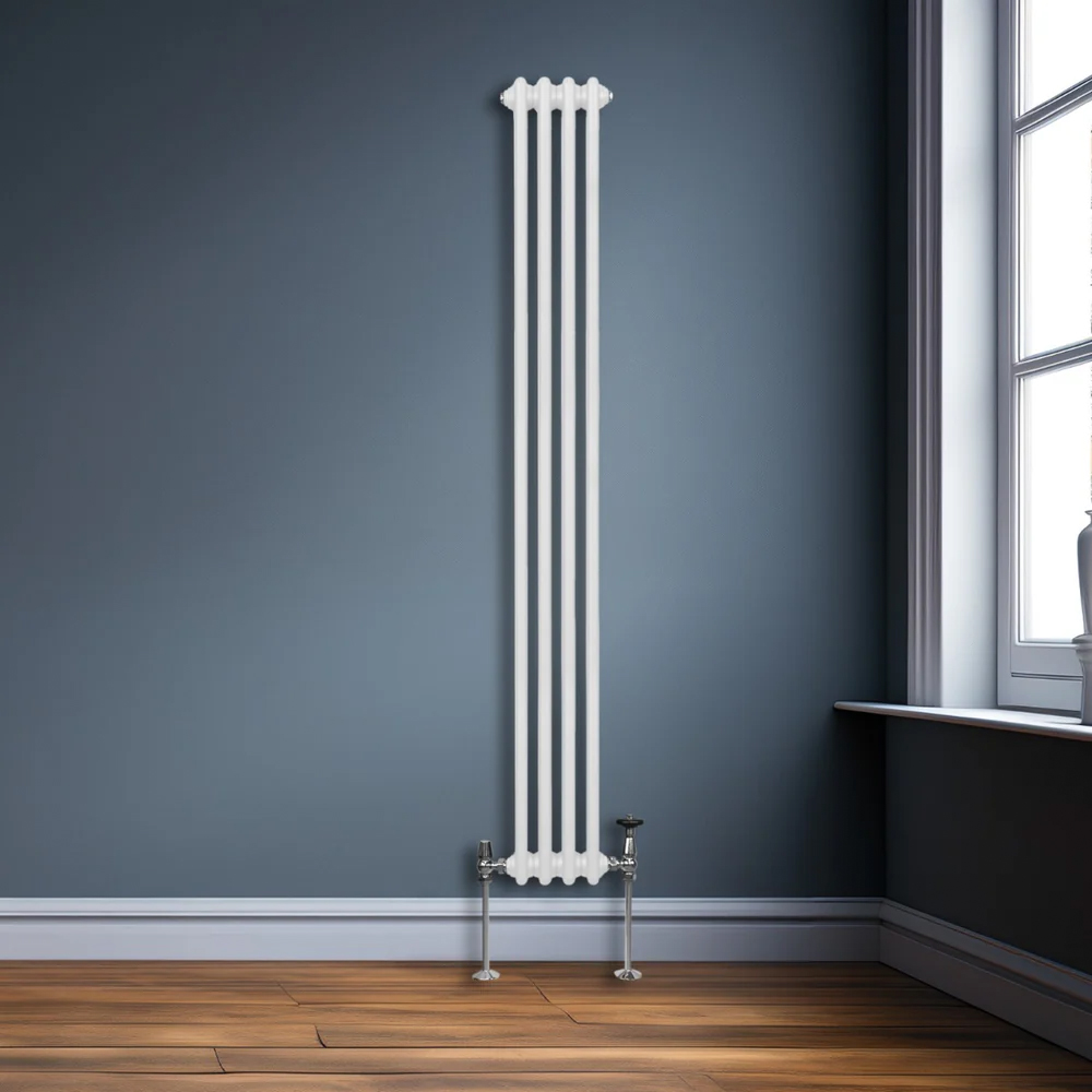 Monster Shop 2121 BTU White Traditional 2 Column Radiator 1800 x 202mm Image 2