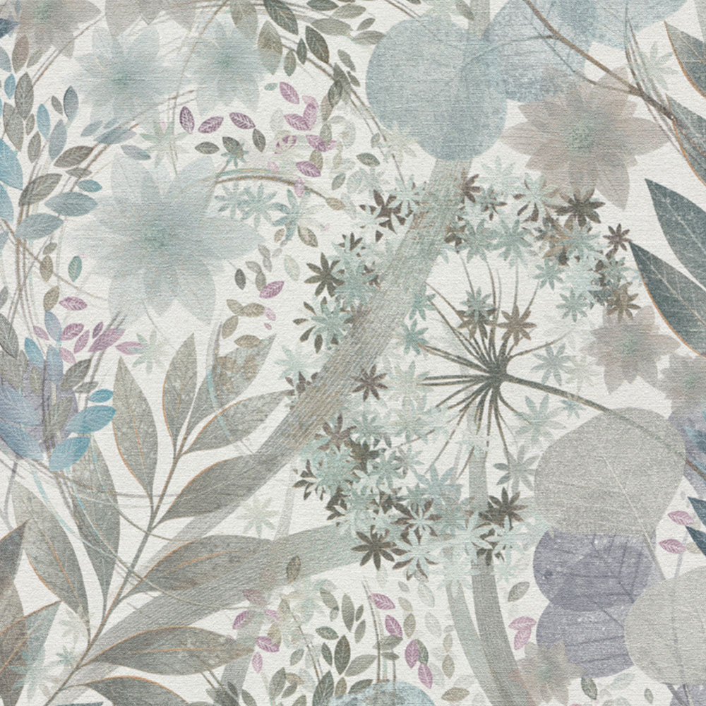 Erismann Secret Grove Soft Blue Wallpaper Image 1