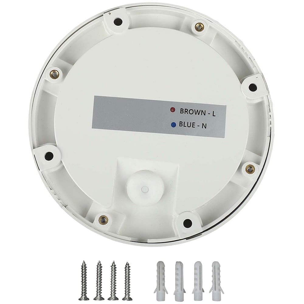 V-TAC 4 Pack 2W White Round Warm White LED Step Light Image 4