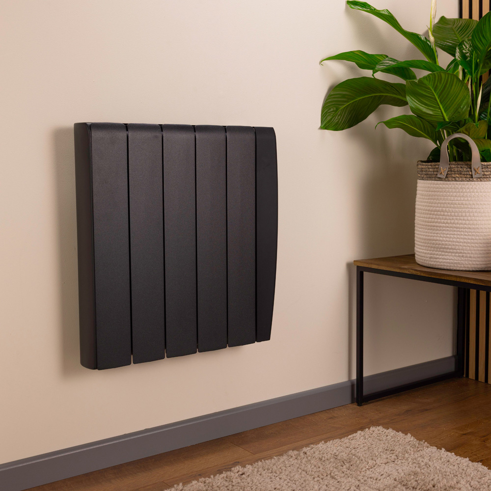 TCP Smart Black Ceramic Electric Radiator 1000W Image 2