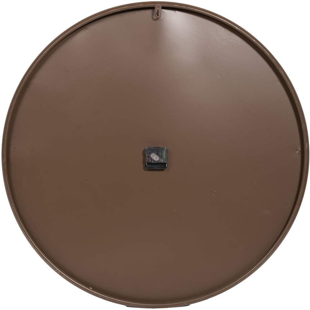 Round Numeral Wall Clock Mocha Image 4