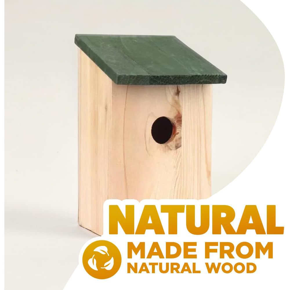 Marco Paul Wooden Traditional Bird House 4 Pack Image 4