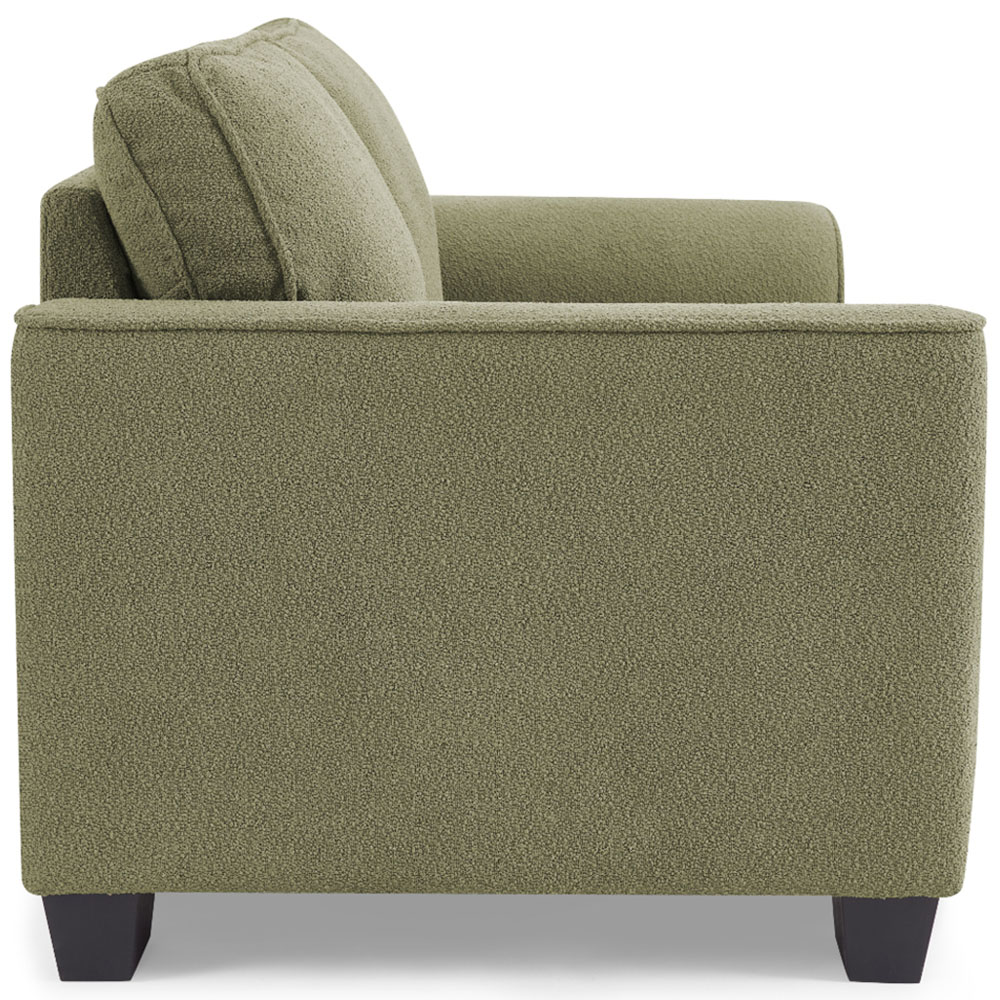 Home Detail Jada 3 Seater Sage Green Boucle Sofa Image 4