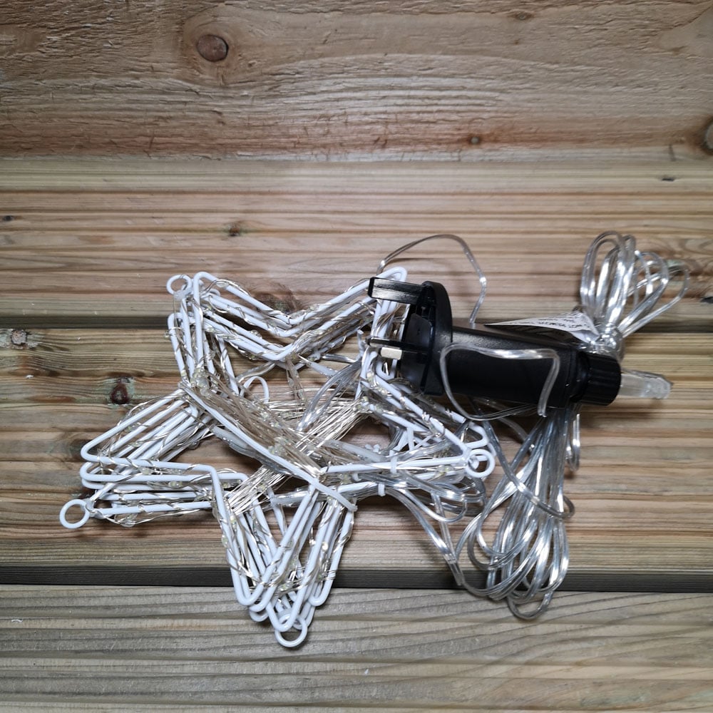 Premier 303 Rainbow LED Static Star Silver Pin Cable Curtain Light 1.2 x 1.2m Image 6