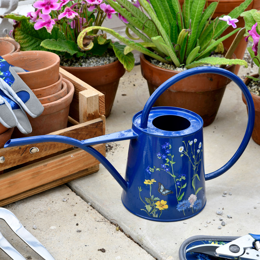 Burgon & Ball British Meadow Galvanised Steel Indoor Watering Can 1L Image 2