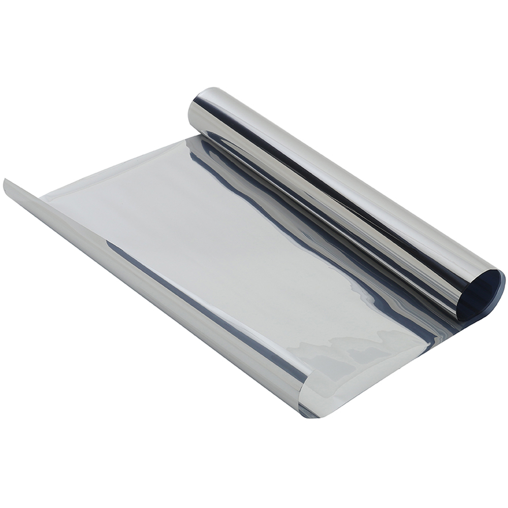 Living and Home Silver One Way Privacy Self Adhesive Mirror Window Film 100 x 50cm Image 6