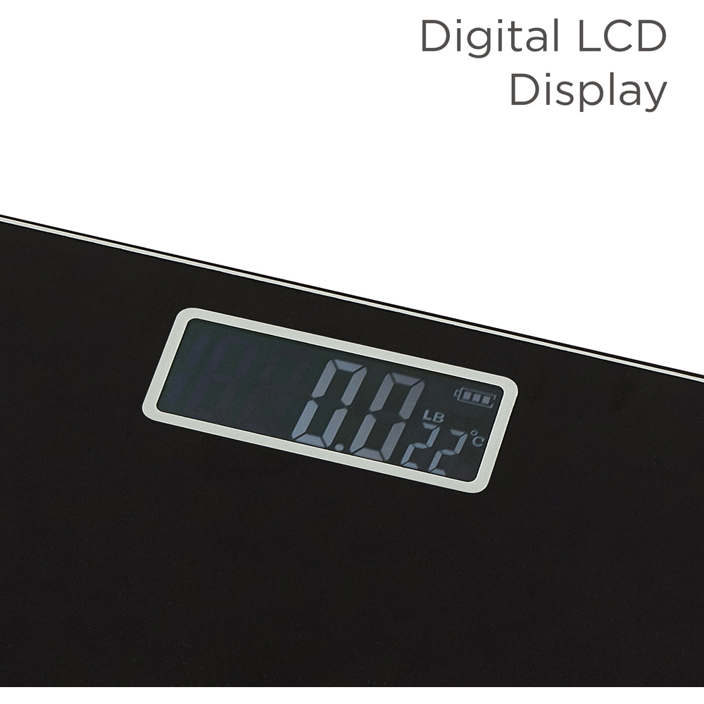 BLACK+DECKER Black Bathroom Scale Image 4