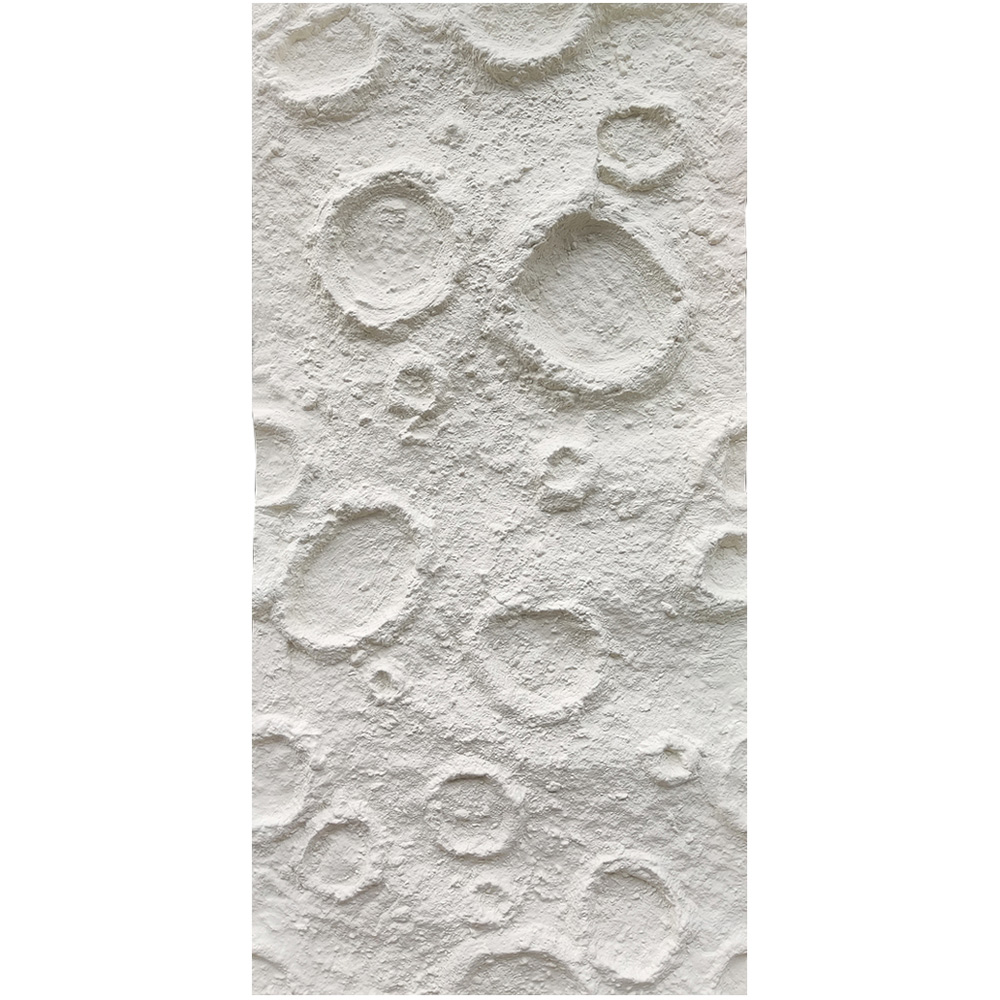 Britwall White Textured Moon Crater PU Wall Panel 1200 x 600mm Image 2