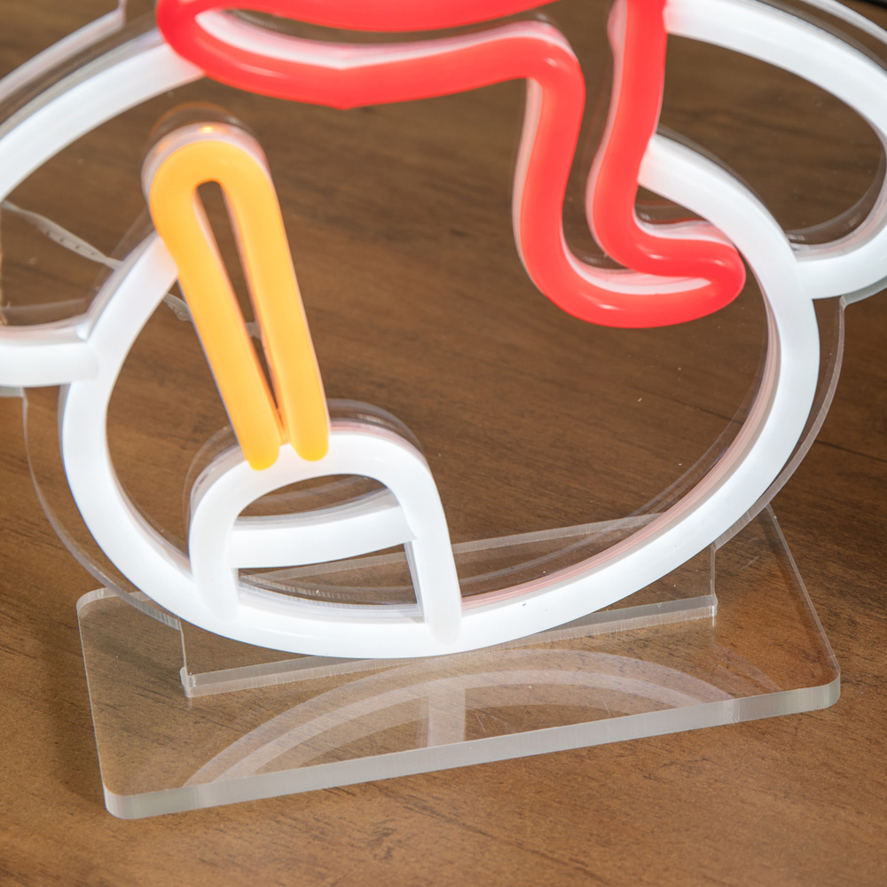 Samuel Alexander Multicolour LED Snowman Table Top Neon Sign 24 x 19cm Image 8